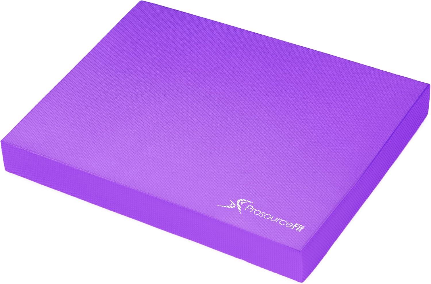 image:imageProsourceFit Exercise Balance Pad NonSlip Cushioned Foam Mat amp Knee Pad for Fitness and Stability Training Yoga Physical TherapyPurple