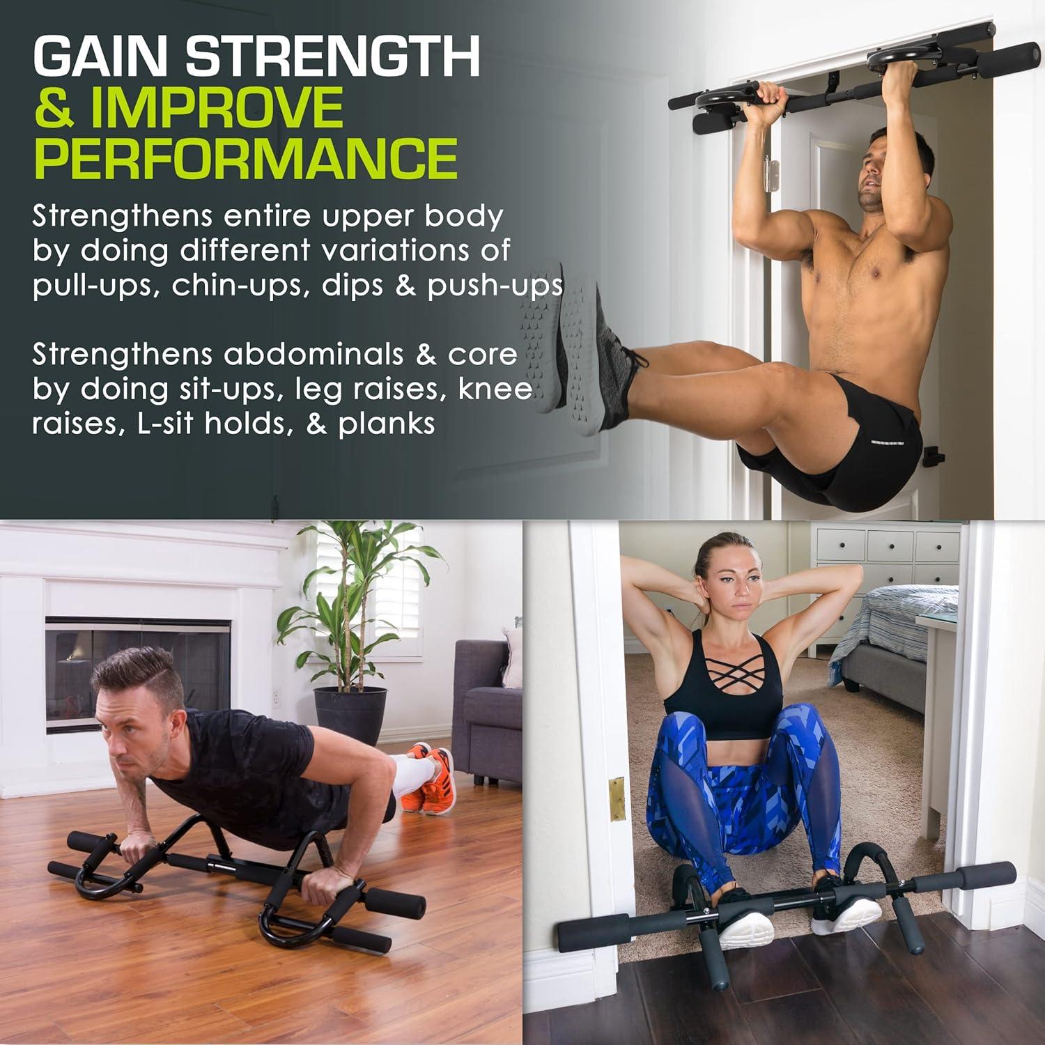 image:imageProsourceFit Pull Up Bar for Multi Use Fitness amp Home Gym ExerciseMulti Grip