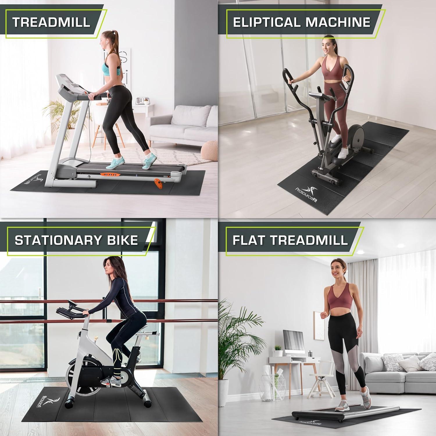 image:imageProsourceFit Treadmill amp Exercise Equipment Mats Folding 7L x 3W x T High Density PVC Floor ProtectorFolding