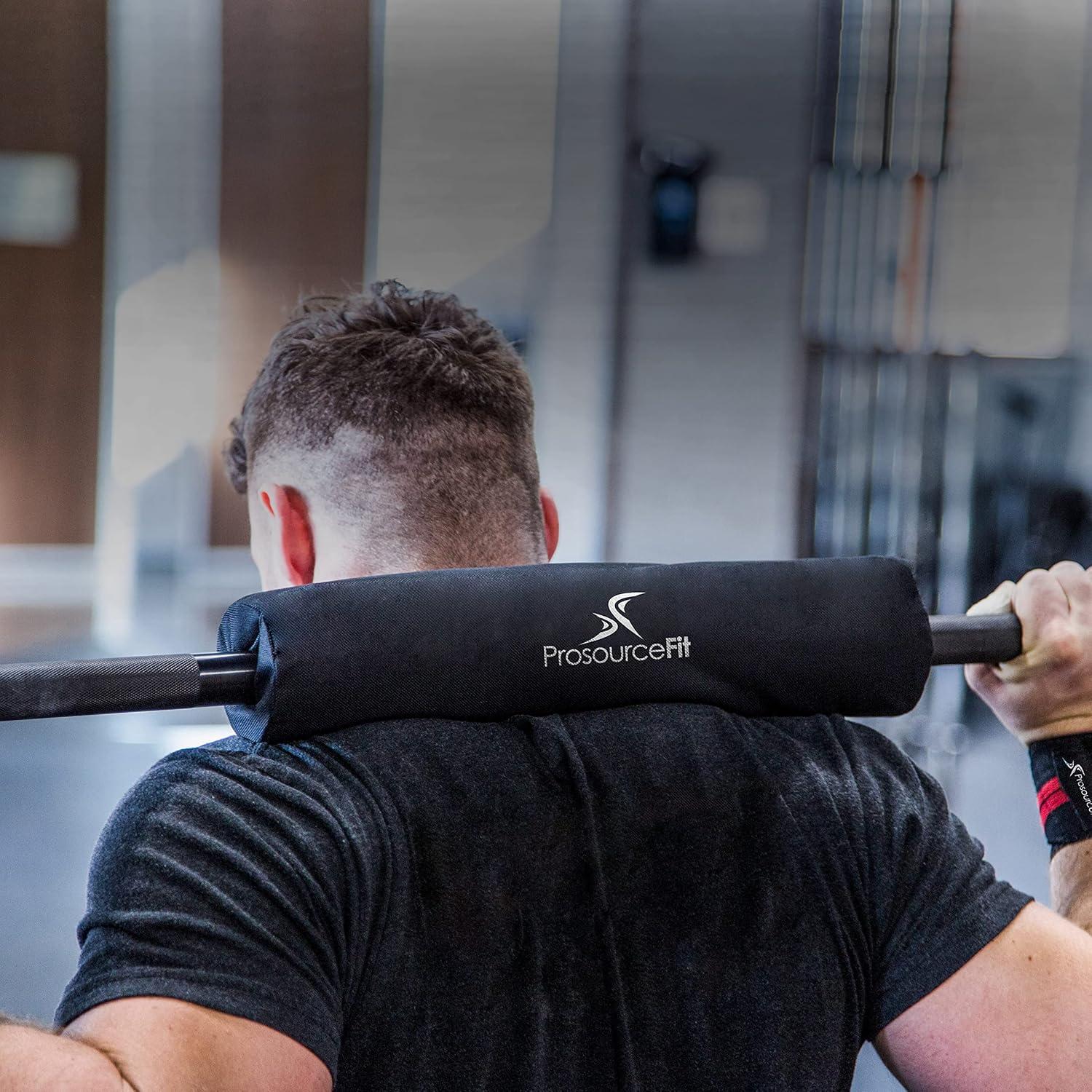 image:imageProsourceFit Weight Lifting Barbell Pad Thick Protective Padding for Neck amp Shoulders for Squats Hip Thrusts LungesFlap Closure