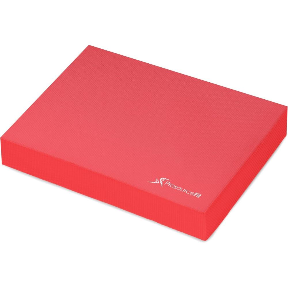 image:imageProsourceFit Exercise Balance Pad NonSlip Cushioned Foam Mat amp Knee Pad for Fitness and Stability Training Yoga Physical TherapyRed