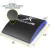 ProsourceFit Abdominal AB Mat 15″ x 12″ High Density Core Trainer(Black/Blue)