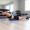 ProsourceFit Abdominal AB Mat 15” x 12” High Density Core Trainer(Blue)