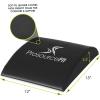 ProsourceFit Abdominal Ab Mat 15×12, High Density Core Trainer for Workouts, Conditioning, Posture Support, and Crunch Exercises; Home Fitness Equipment, Black