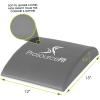 ProsourceFit Abdominal Ab Mat 15×12, High Density Core Trainer for Workouts, Conditioning, Posture Support, and Crunch Exercises; Home Fitness Equipment, Gray