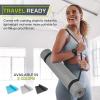 ProsourceFit Classic Yoga Mat 1/8” (3mm) Thick, Extra Long 72-Inch Lightweight Fitness Mat with Non-Slip Grip for Yoga, Pilates, Exercise(Grey)