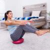 ProsourceFit Core Balance Disc Trainer, 14” Diameter with Pump for Improving Posture, Fitness, Stability(Red)