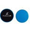 ProsourceFit Core Sliding Exercise Discs, Dual-Sided Sliders for Use on Any Surface at Home or Gym for Full-Body Workouts, Set of 2(Blue)