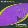 ProsourceFit Exercise Balance Pad, Non-Slip Cushioned Foam Mat & Knee Pad for Fitness and Stability Training, Yoga, Physical Therapy(Purple)