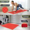 ProsourceFit Exercise Puzzle Mat ½-in, Checkered EVA Foam Floor Tiles w/Non-Slip Texture, Gym Mat w/Interlocking Foam Tiles for Adjustable Surface, Shock Absorbing, Waterproof Gym Flooring, Red(Red – 1 Inch – 6 Tiles – 24 Sq Ft)