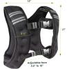 ProsourceFit Exercise Weighted Training Vest – Black(12 lb)