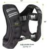 ProsourceFit Exercise Weighted Training Vest – Black(20 lb)