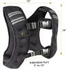 ProsourceFit Exercise Weighted Training Vest – Black(6 lb)