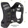 ProsourceFit Exercise Weighted Training Vest – Black(8 lb)