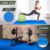 ProsourceFit Extra Thick Puzzle Exercise Mat ¾” and 1″, EVA Foam Interlocking Tiles for Protective, Cushioned Workout Flooring for Home and Gym Equipment(Blue – 3/4 Inch – 96 Sq Ft – 24 Tiles)