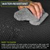 ProsourceFit Extra Thick Puzzle Exercise Mat ¾” and 1″, EVA Foam Interlocking Tiles for Protective, Cushioned Workout Flooring for Home and Gym Equipment(Black – 3/4 Inch – 96 Sq Ft – 24 Tiles)