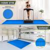 ProsourceFit Extra Thick Puzzle Exercise Mat ¾” and 1″, EVA Foam Interlocking Tiles for Protective, Cushioned Workout Flooring for Home and Gym Equipment(Blue – 1 Inch – 72 Sq Ft – 18 Tiles)