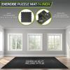 ProsourceFit Extra Thick Puzzle Exercise Mat ¾” and 1″, EVA Foam Interlocking Tiles for Protective, Cushioned Workout Flooring for Home and Gym Equipment(Black – 3/4 Inch – 96 Sq Ft – 24 Tiles)