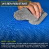 ProsourceFit Extra Thick Puzzle Exercise Mat ¾” and 1″, EVA Foam Interlocking Tiles for Protective, Cushioned Workout Flooring for Home and Gym Equipment(Blue – 3/4 Inch – 96 Sq Ft – 24 Tiles)