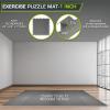 ProsourceFit Extra Thick Puzzle Exercise Mat ¾” and 1″, EVA Foam Interlocking Tiles for Protective, Cushioned Workout Flooring for Home and Gym Equipment(Grey – 1 Inch – 72 Sq Ft – 18 Tiles)