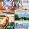 ProsourceFit Extra Thick Yoga and Pilates Mat ½” (13mm) or 1″ (25mm), 71-inch Long High Density Exercise Mat with Comfort Foam and Carrying Strap(Black)
