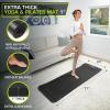 ProsourceFit Extra Thick Yoga and Pilates Mat ½” (13mm) or 1″ (25mm), 71-inch Long High Density Exercise Mat with Comfort Foam and Carrying Strap(Black)