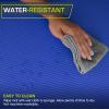 ProsourceFit Extra Thick Yoga and Pilates Mat ½” (13mm) or 1″ (25mm), 71-inch Long High Density Exercise Mat with Comfort Foam and Carrying Strap(Blue)