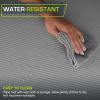ProsourceFit Extra Thick Yoga and Pilates Mat ½” (13mm) or 1″ (25mm), 71-inch Long High Density Exercise Mat with Comfort Foam and Carrying Strap(Grey)
