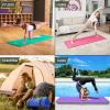 ProsourceFit Extra Thick Yoga and Pilates Mat ½” (13mm) or 1″ (25mm), 71-inch Long High Density Exercise Mat with Comfort Foam and Carrying Strap(Pink)