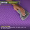 ProsourceFit Extra Thick Yoga and Pilates Mat ½” (13mm) or 1″ (25mm), 71-inch Long High Density Exercise Mat with Comfort Foam and Carrying Strap(Purple)