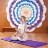 ProsourceFit Extra Thick Yoga and Pilates Mat ½” (13mm) or 1″ (25mm), 71-inch Long High Density Exercise Mat with Comfort Foam and Carrying Strap(Purple)
