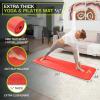 ProsourceFit Extra Thick Yoga and Pilates Mat ½” (13mm) or 1″ (25mm), 71-inch Long High Density Exercise Mat with Comfort Foam and Carrying Strap(Red)