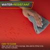 ProsourceFit Extra Thick Yoga and Pilates Mat ½” (13mm) or 1″ (25mm), 71-inch Long High Density Exercise Mat with Comfort Foam and Carrying Strap(Red)