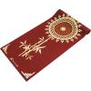 ProsourceFit Feather Yoga Mat 3/16″ (5mm) Thick Workout Surface with Exclusive Printed Designs for Stylish Comfort, Stability, and Balance; Non-Slip Option for Yoga and Pilates(Tao – Red)