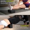 ProsourceFit Foam Yoga Blocks Set of 2, High Density EVA Yoga Bricks, Sturdy Yoga Prop Large Size 4x 6 x 9(Black)