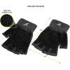 ProsourceFit Grippy Yoga Gloves, Yoga Hand Grips with Firm Fingerless Design, One Size Fits All Yoga Gloves with Grips for Women and Men(Black)