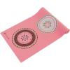 ProsourceFit Mandala Yoga Mat 3/16″ (5mm) Thick Workout Surface with Exclusive Printed Designs for Stylish Comfort, Stability, and Balance; Non-Slip Option for Yoga and Pilates(Satya – Pink)