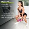 ProsourceFit Neoprene Dumbbell Coated for Non-Slip Grip(Purple-5lb)