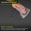 ProsourceFit Original Yoga Exercise Mat ¼” (6mm) Thick for Comfort and Stability with Carrying Straps, Non Slip –Multiple Colors(Black)