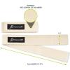 ProsourceFit Pair of Weight Lifting Straps for Men and Women, Adjustable Cotton Straps for Improved Grip(Beige)