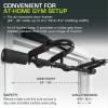 ProsourceFit Pull Up Bar for Multi Use Fitness & Home Gym Exercise(Multi Grip)
