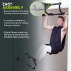 ProsourceFit Pull Up Bar for Multi Use Fitness & Home Gym Exercise(Multi Grip Light)