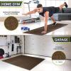 ProsourceFit Puzzle Exercise Mat ½ in, EVA Interlocking Foam Floor Tiles for Home Gym, Mat for Home Workout Equipment, Floor Padding for Kids, Grey, 24 in x 24 in x ½ in, 24 Sq Ft – 6 Tiles(Brown)