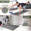 ProsourceFit Puzzle Exercise Mat ½ in, EVA Interlocking Foam Floor Tiles for Home Gym, Mat for Home Workout Equipment, Floor Padding for Kids, Grey, 24 in x 24 in x ½ in, 24 Sq Ft – 6 Tiles(Grey)