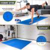 ProsourceFit Puzzle Exercise Mat ½ in, EVA Interlocking Foam Floor Tiles for Home Gym, Mat for Home Workout Equipment, Floor Padding for Kids, Grey, 24 in x 24 in x ½ in, 24 Sq Ft – 6 Tiles(Blue)