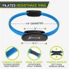 ProsourceFit Resistance Ring enhances Pilates Workouts with Light Resistance to Help Tone and Strengthen Your Entire core and Body(Blue)