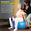 ProsourceFit Resistance Ring enhances Pilates Workouts with Light Resistance to Help Tone and Strengthen Your Entire core and Body(Purple)