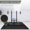 ProsourceFit Rubber Top Exercise Puzzle Mat ½-inch or ¾-inch, EVA Foam Interlocking Tiles for Home Gym Protective Flooring for Equipment and Workouts, Available in 24 SQ FT or 48 SQ FT(Grey – 1/2 Inch – 24 Sq Ft – 6 Tiles)
