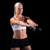 ProsourceFit Solid Cast Iron Kettlebells Weights for Full Body Workout(20-Pound)