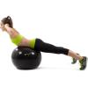 ProsourceFit Stability Exercise Ball with Foot Pump, Black 55, 65, 75 cm, Anti-Burst up to 2,000 lb. for Fitness, Pilates, Balance, and Yoga